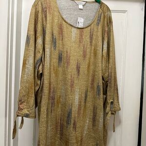 Multicolor Textured Tunic